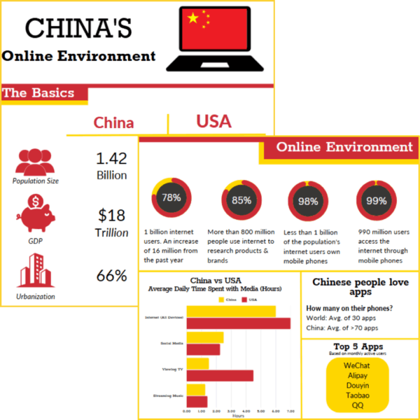 China's Online Environment Infographic
