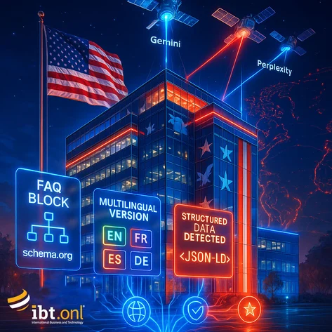 Futuristic US AI HQ Vision