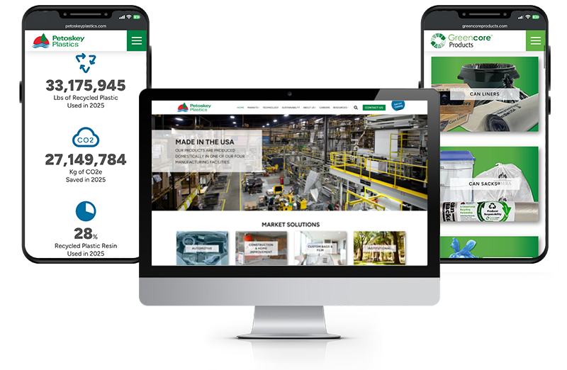 Petoskey Plastics Website Case Study