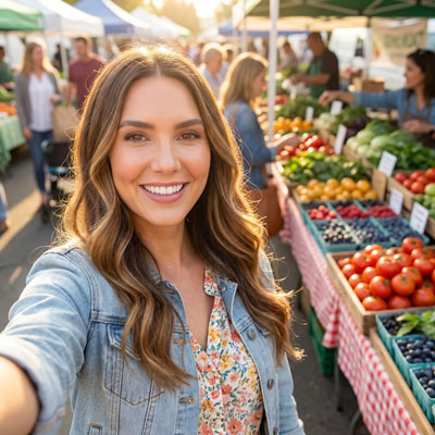 Piper at Street Market