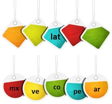 south american domains